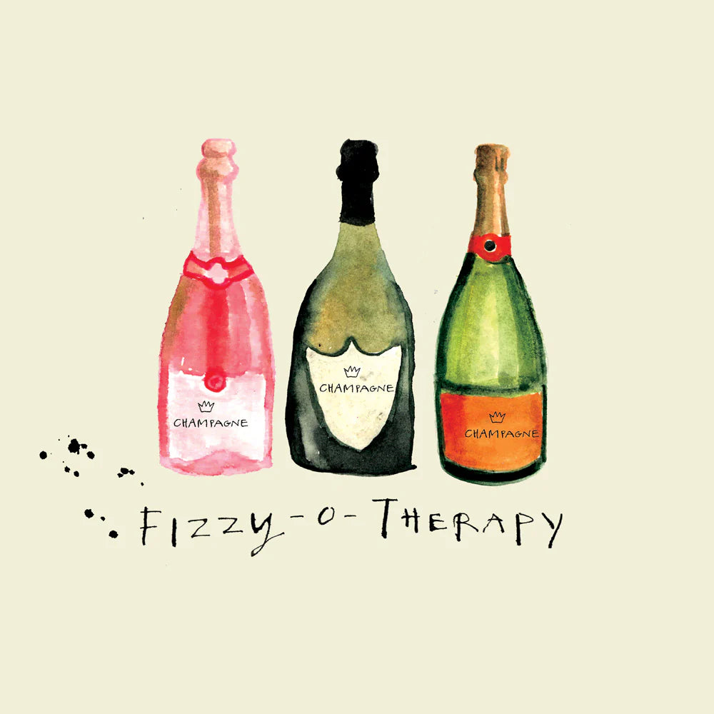 Fizzy-o-Therapy - greetings card