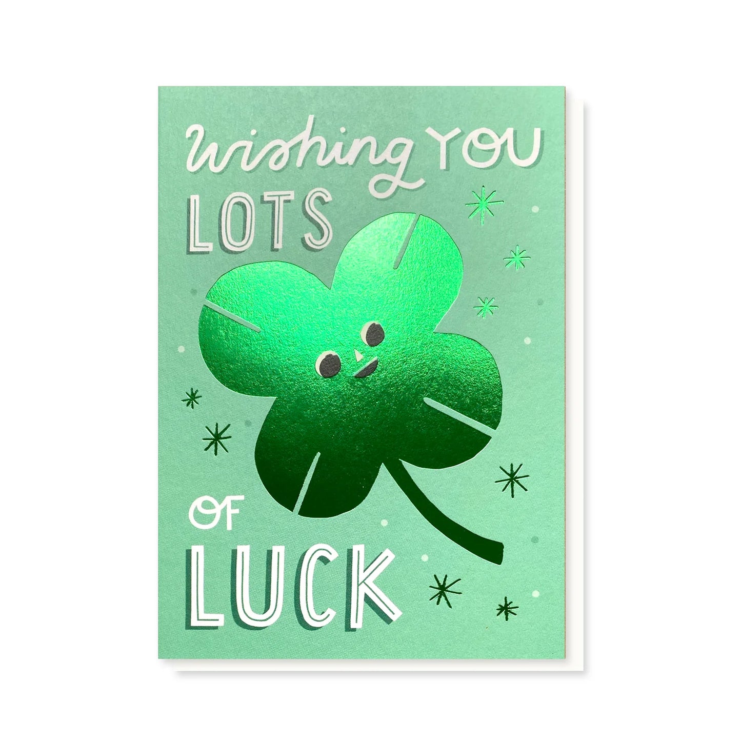 Wishing you lots of luck - greetings card