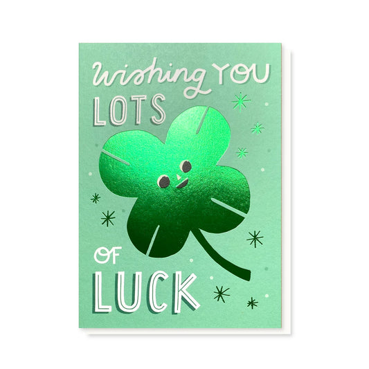 Wishing you lots of luck - greetings card