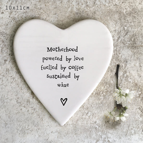 Heart Coaster - Motherhood powered by love