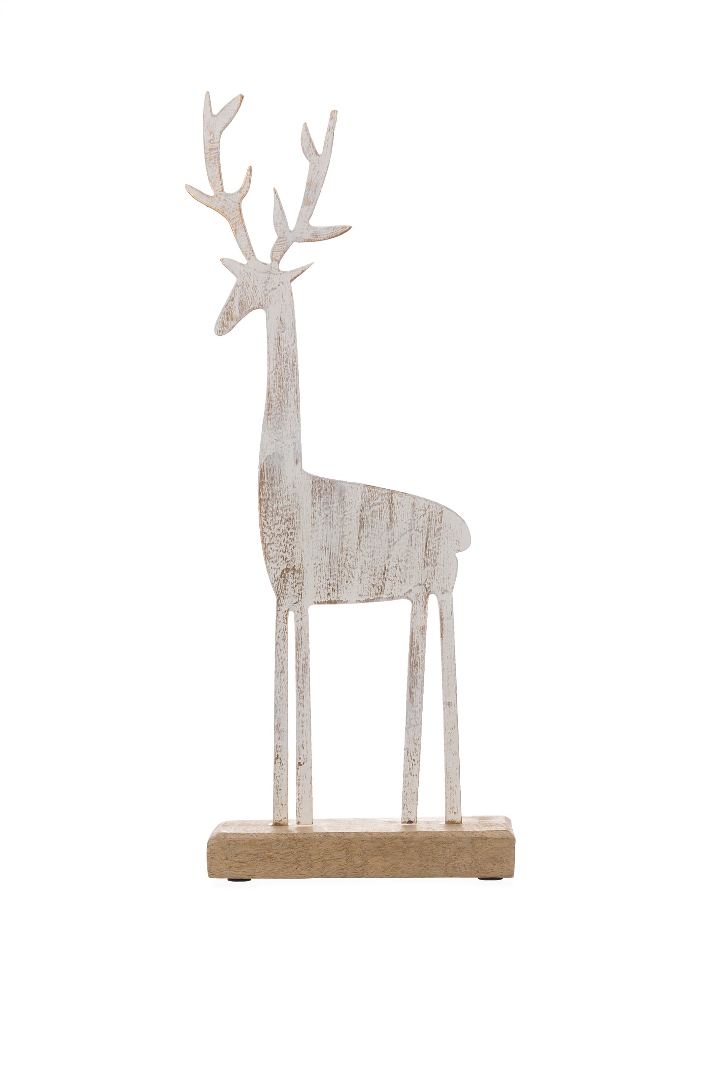 Stylised Reindeer on wooden base