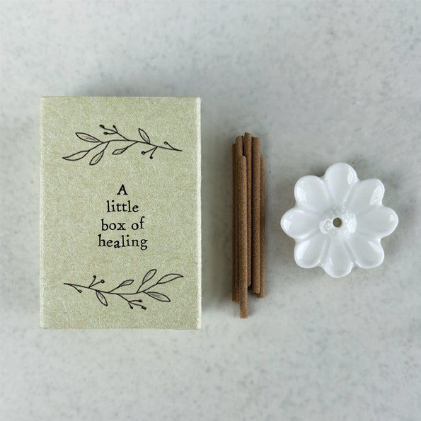 Matchbox incense holder - a little box of healing