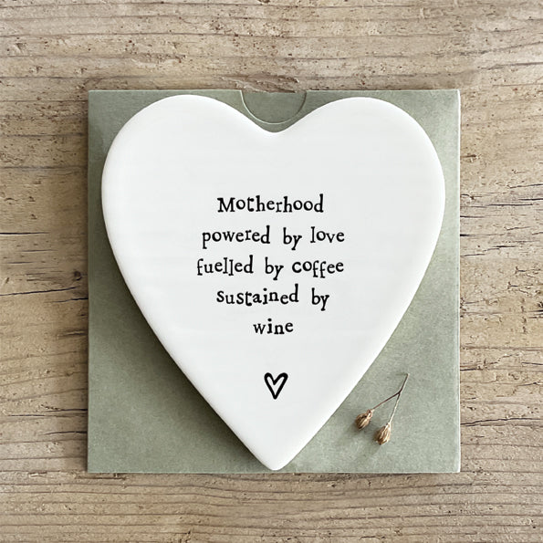 Heart Coaster - Motherhood powered by love