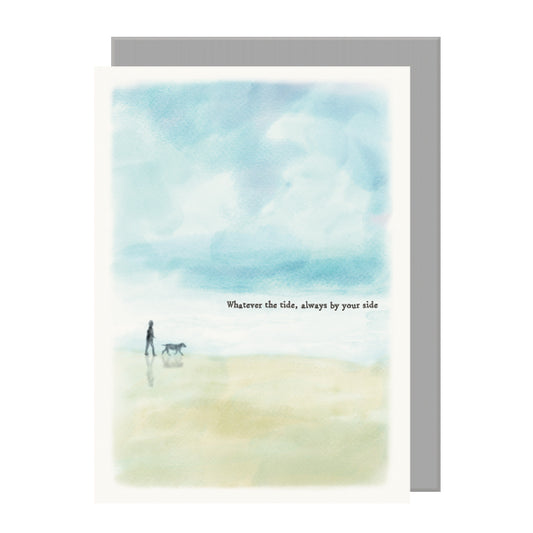 Seascape card - Whatever the tide, always by your side