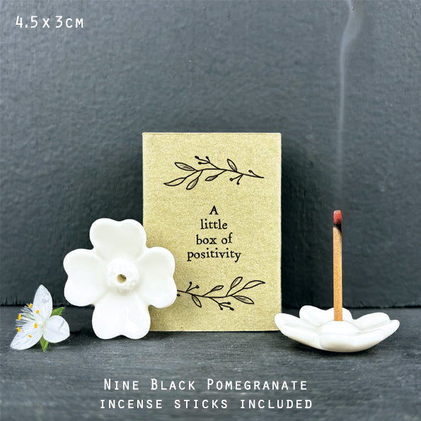 Matchbox incense holder - a little box of positivity