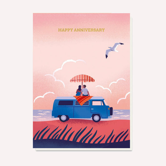 Happy Anniversary - greetings card