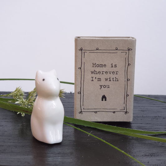 Matchbox Porcelain Cat