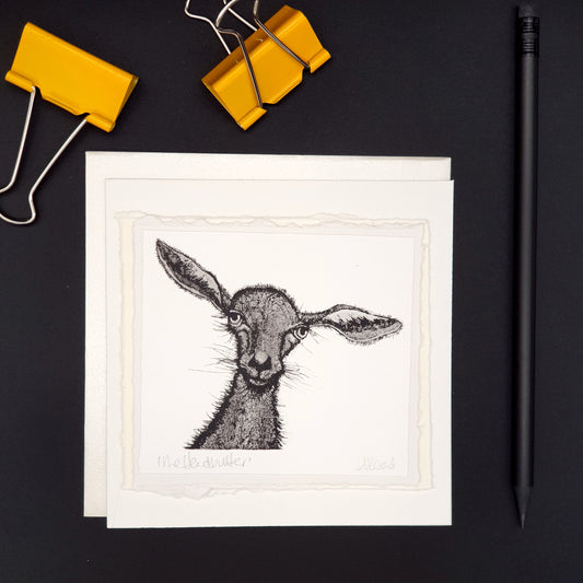 The Head Butter - Goat Greetings Card