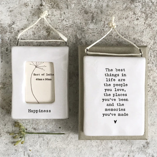 Mini Hanging Frame - Happiness