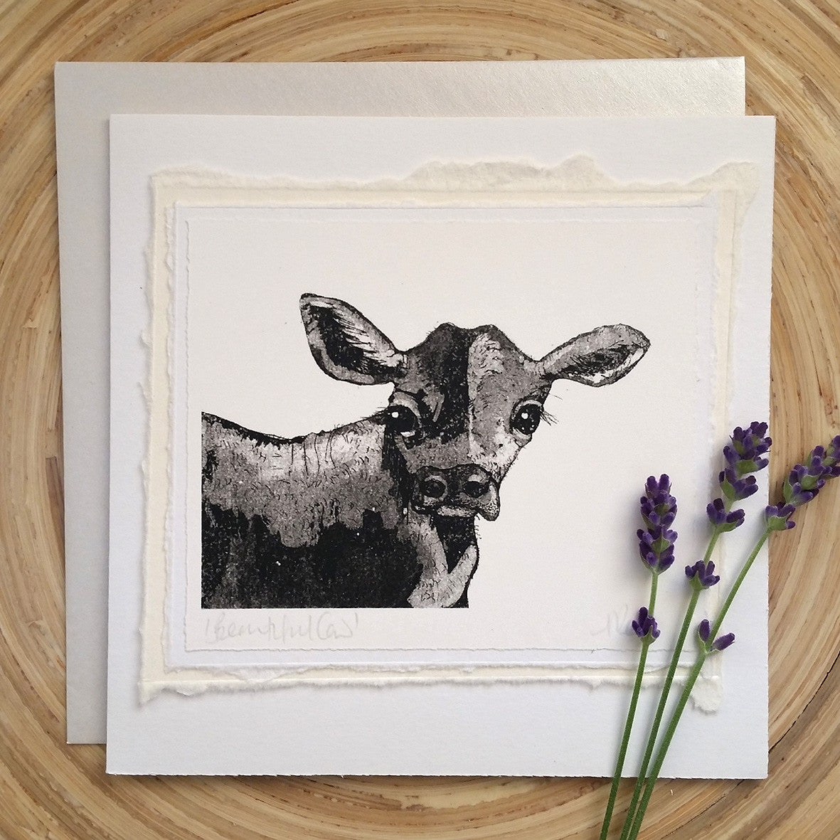 Beautiful Cow - Greetings Card