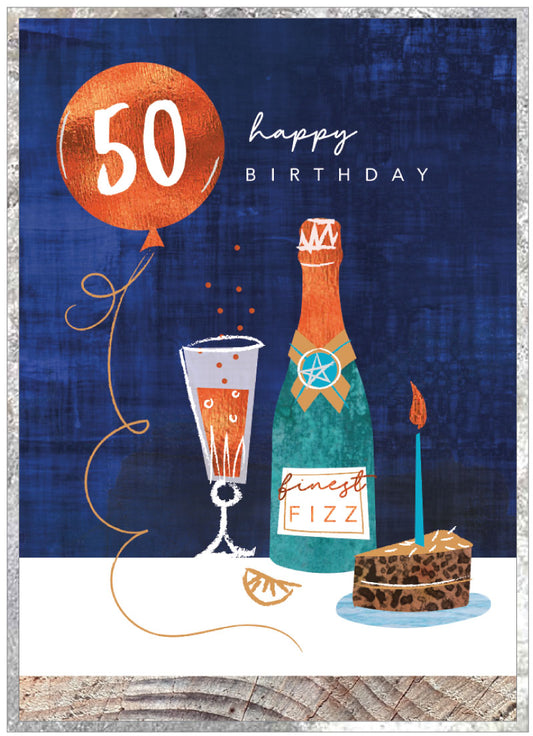 Happy 50th Birthday Card